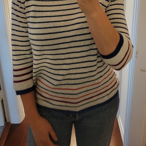 ❗3 for 20❗Nautical striped top - Picture 2 of 5